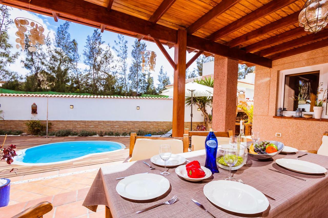 Villa Hibiscus Centrum Corralejo Beach Private Pool Family Dış mekan fotoğraf